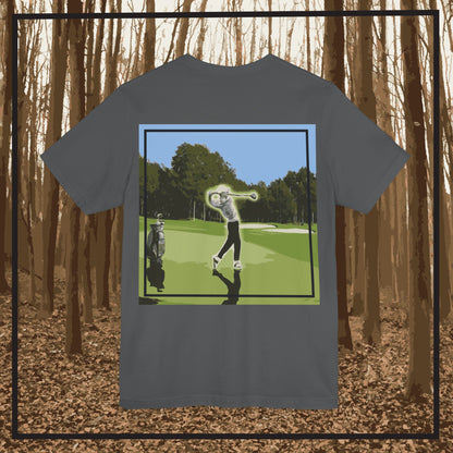 Golfing Styled Jersey Short Sleeve Tee