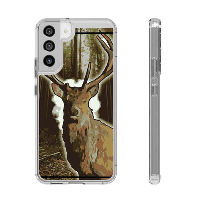 Hunting Styled clear Phone case