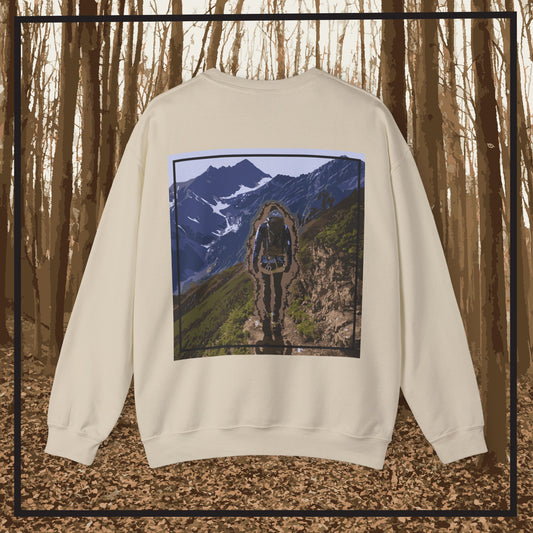 Hiking Styled Crewneck Sweatshirt