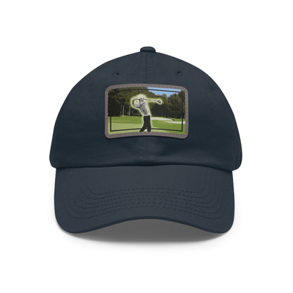 Golfing Styled hat (Leather Patch)