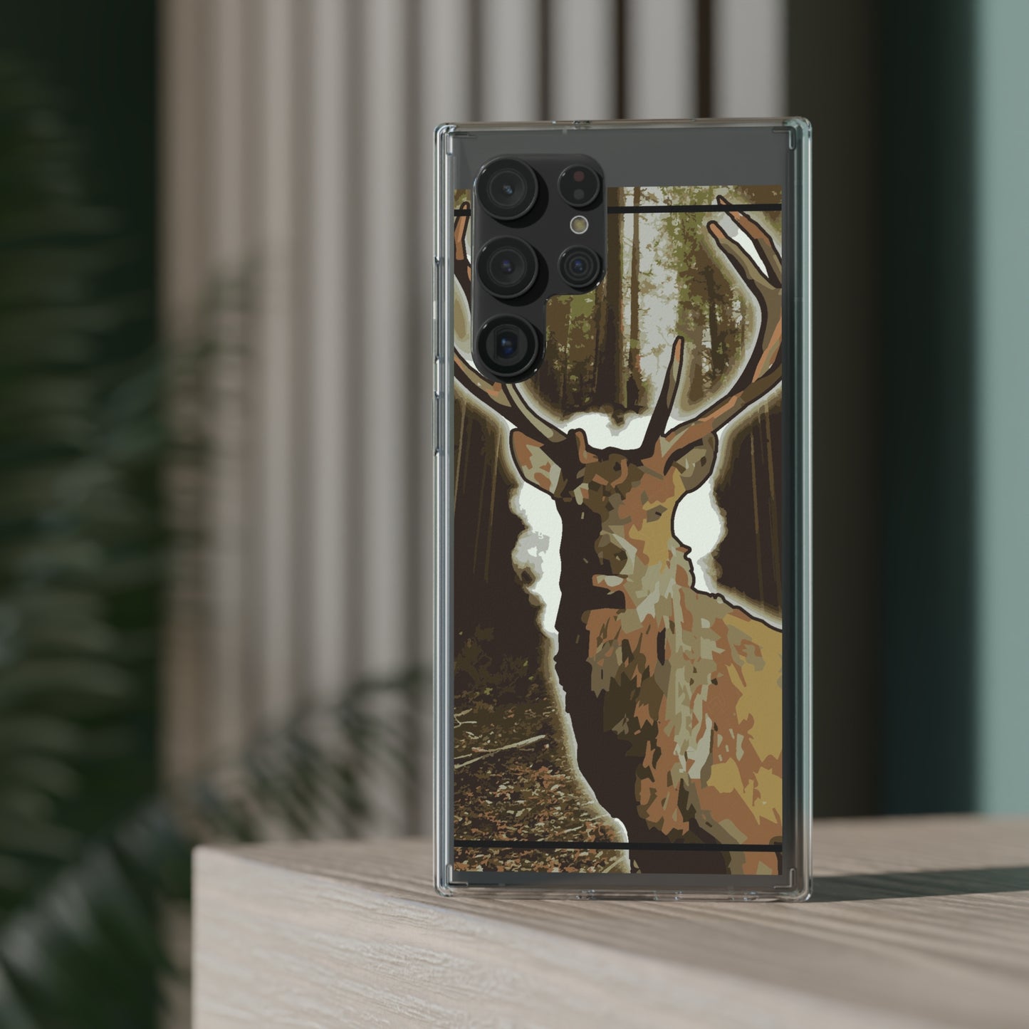 Hunting Styled clear Phone case