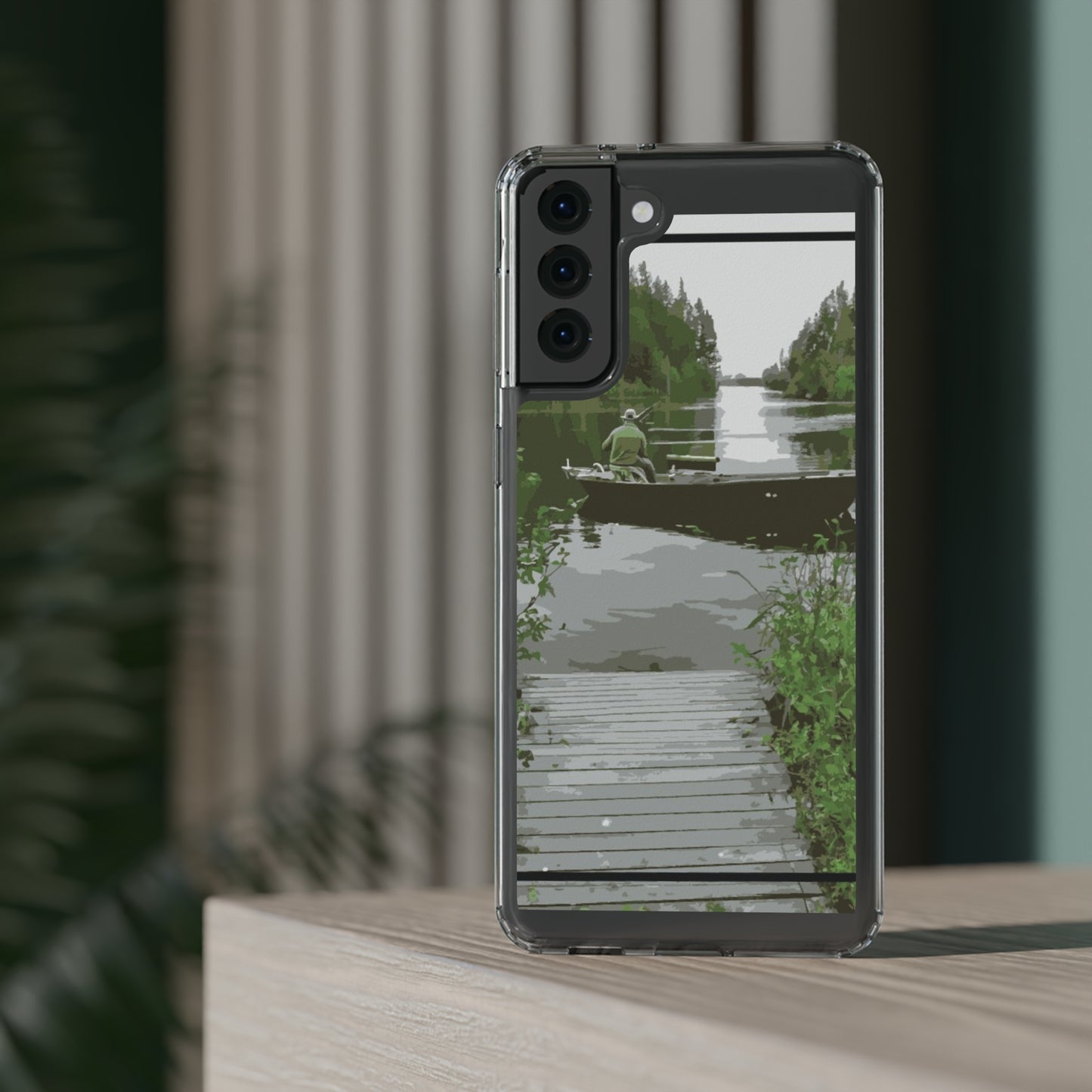 Lake Styled clear Phone case