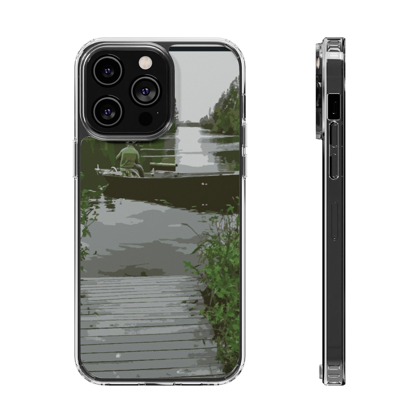 Lake Styled clear Phone case