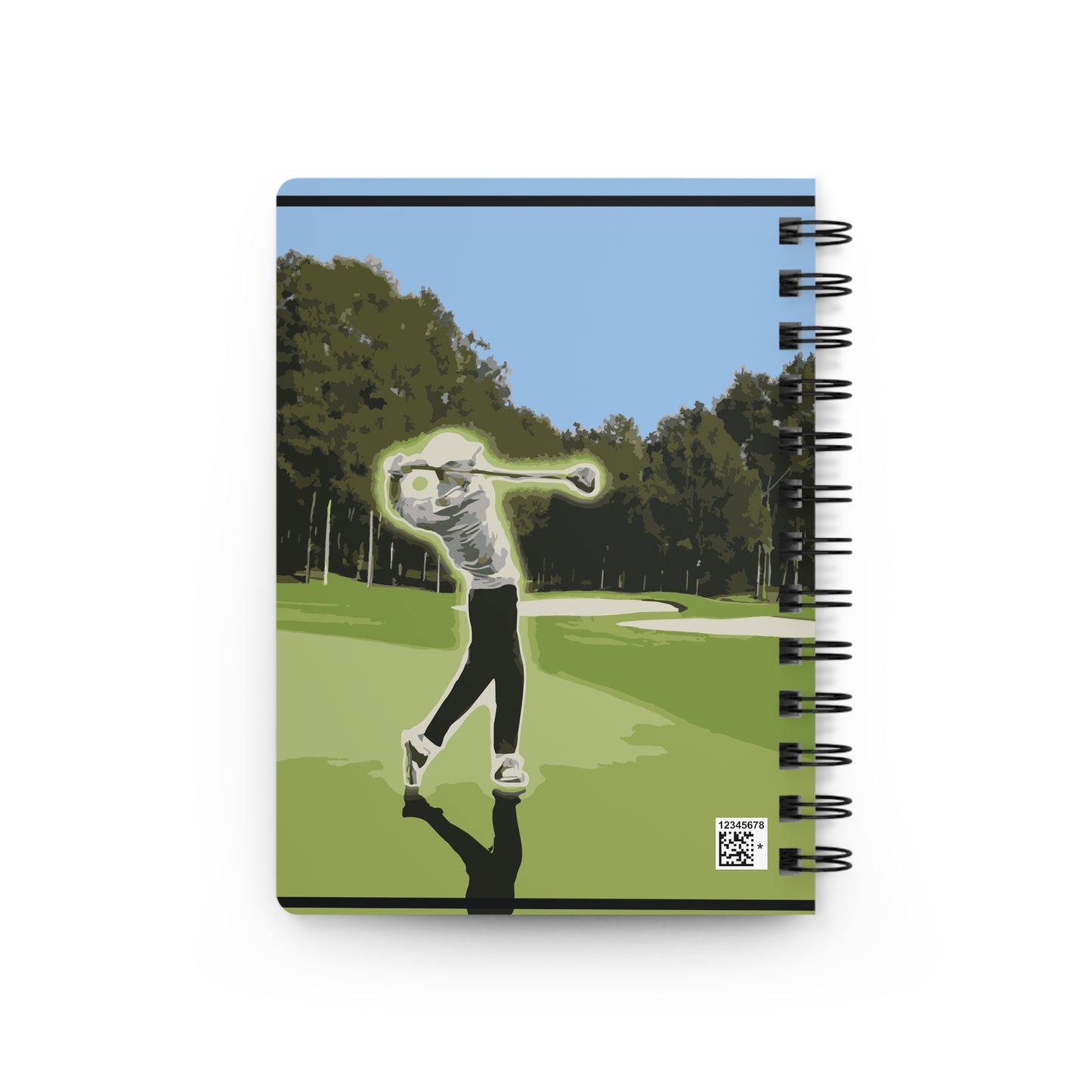 Golfing styled Adventure Spiral Bound Journal